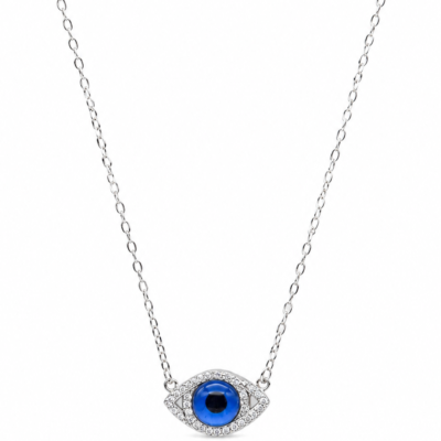 Sapphire Evil Eye Protection Pendant