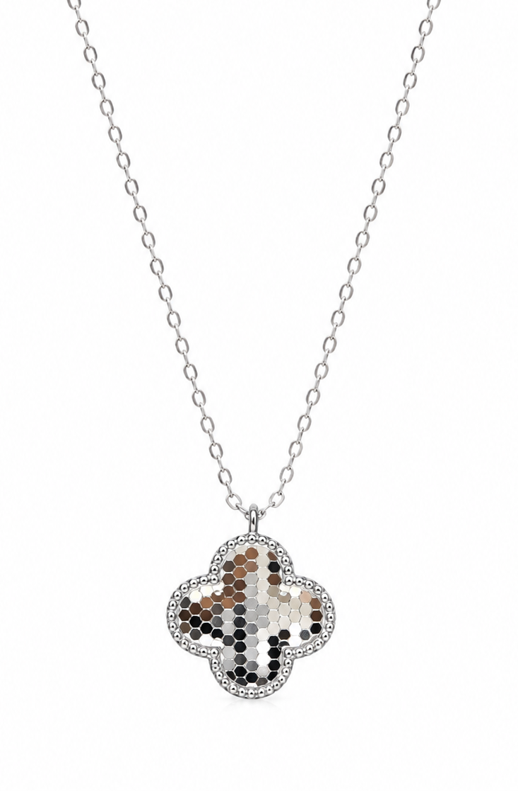 Mosaic Clover Statement Pendant