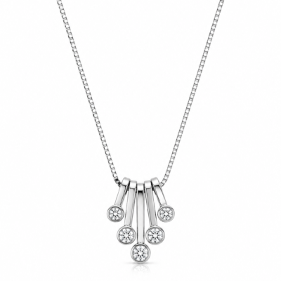 Diamond Set Pendel 12 Jewellery