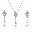 Pearl Ivy Drop Necklace