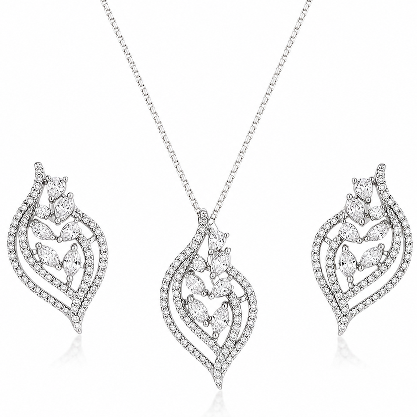 Celeste Leaf Grace Necklace