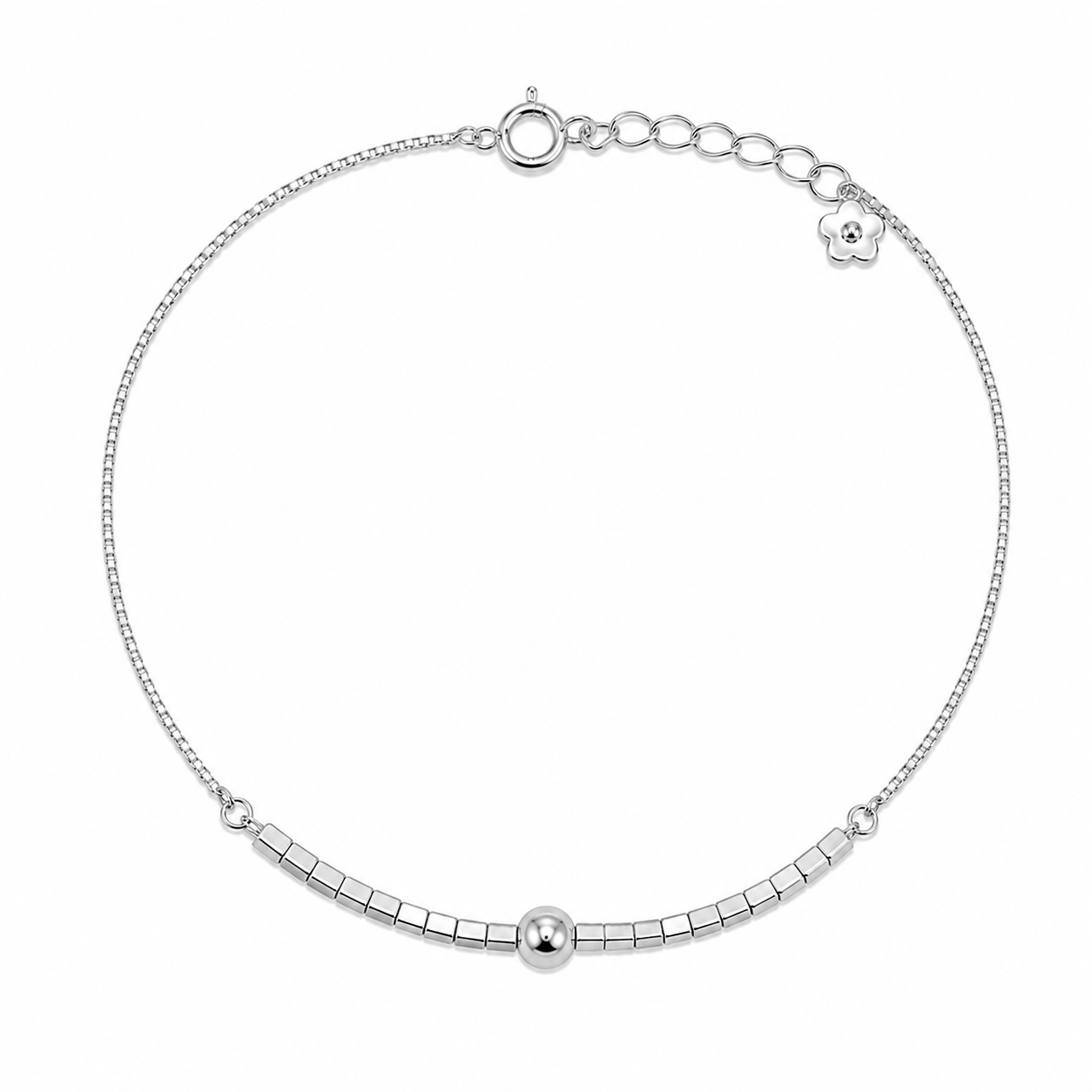 Celeste Bead Charm Anklet
